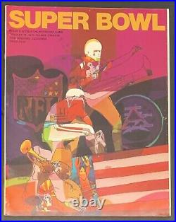 1970 Super Bowl IV NFL Football Program Minnesota Vikings v Kansas City Chiefs
