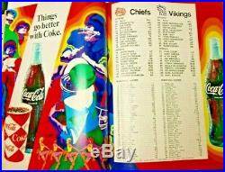 1970 Super Bowl IV Program Minnesota Vikings Kansas City Chiefs Rare NFL Footbal
