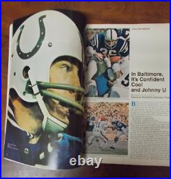 1971 NFL SUPER BOWL V 5 VTG Game PROGRAM DALLAS COWBOYS BALTIMORE COLTS EX Cond