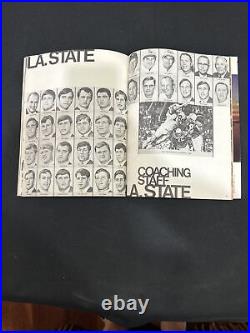 1971 Orange Bowl Football Program LSU vs Nebraska Tommy Casanova, Bert Jones 5