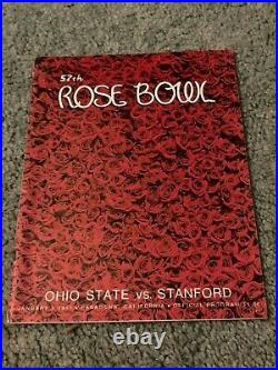 1971 Rose Bowl Football Program Stanford Cardinals v Ohio State Buckeyes