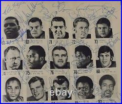 1971 Super Bowl Program+ticket Auto Colts Team Signed Unitas+cossell+ali Jsa/dna