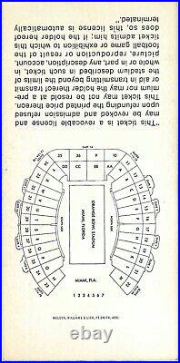 1971 Super Bowl V Ticket Stub & Program Colts Cowboys