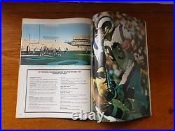 1972 Super Bowl VI (6) Program Cowboys v Dolphins MVP Roger Staubach MVP