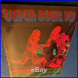 1973 SUPER BOWL VII Game Program Washington Redskins vs. Miami Dolphins