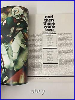 1973 Super Bowl VII Program Miami Dolphins vs. Washington Redskins NFL Rare
