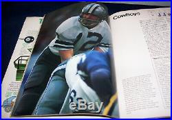1976 Super Bowl 10 Program & Ticket Dallas Cowboys Vs Pittsburgh Steelers Vg/ex