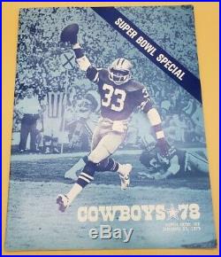 1978 Dallas Cowboys Season Review Special Publication Super Bowl 1979
