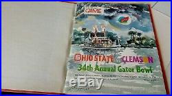 1978 gator bowl program PLAYER'S ONLY ISSUE OHIO ST BUCKEYES CLEMSON THE PUNCH