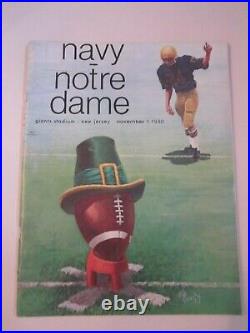 1980 Navy Vs Notre Dame College Football Program Cotton Bowl Tub Bn19