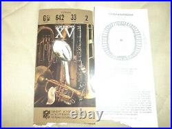 1981 Super Bowl XV ticket Stubs Oakland Raiders withOriginal Program and more