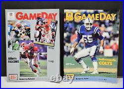 1985 CHICAGO BEARS Complete Run Soldier Field Programs + Playoffs Super Bowl XX