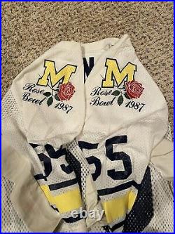 1987 Michigan Football Rose Bowl Team Issued Jersey