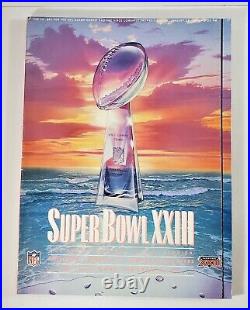 1989 Super Bowl XXIII Miami Game Program Afc Vs. Nfc