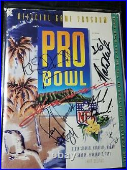 1993 Cowboys Program Magazine Pro Bowl Emmitt Smith Michael Irvin JSA