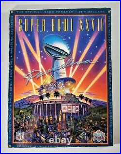 1993 Super Bowl XXVII Pasadena Rose Bowl Game Program Afc Vs. Nfc