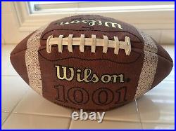 1994 Game Used Rose Bowl Football Ball UCLA Bruins Wisconsin Badgers jersey