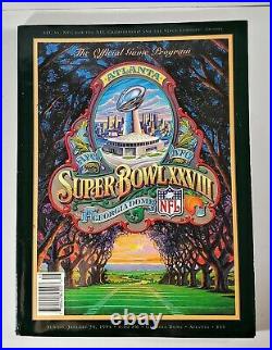 1994 Super Bowl XXVIII Atlanta Game Program Afc Vs. Nfc