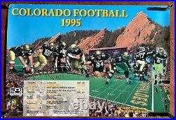 1995 Season Poster Original Colorado Football Cotton Bowl AP #5 final CU Buffs