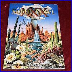 1996 Super Bowl 30 XXX Game Program Cowboys Steelers Signed Brett Farve