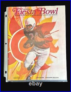 1ST Fiesta Bowl NCAA Football Game Program. FSU vs Arizona 1971