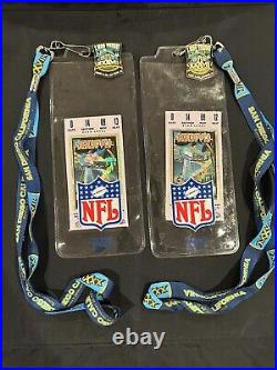 2003 San Diego Super Bowl XXXVII Memorabilia? Tickets Hats Pins Program Radios