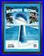 2007 Colts vs Bears Framed 36 x 48 Canvas Super Bowl XLI Program