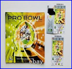 2014 NFL Pro Bowl Game Program With 2 Unused Tickets