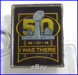 2016 Super Bowl L (50) Program with Ticket and Pin Mint