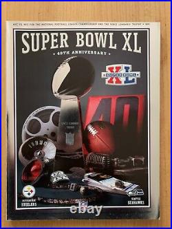 4 x Pittsburgh Steelers Super Bowl Program Wins 13, 14, 40 & 43 NFL US EDITIONS
