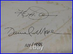 Alabama Football Daniel Moore'artist`s Edition' Signed Iron Bowl Gold #101/1988