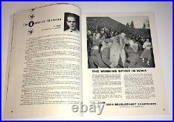 Alex Karras 1957 Vintage Autograph Rose Bowl Program Iowa Hawkeyes Osu Beavers