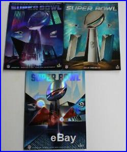 All Eleven (11) New England Patriots Super Bowl Programs Tom Brady 63523b34