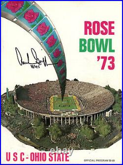 Archie Griffin Autographed/Signed 1973 Rose Bowl Program Beckett 38138