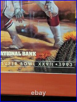 Arizona Cardinals Super Bowl Poster NFL Pulled MLK Holiday Great Condition Rare