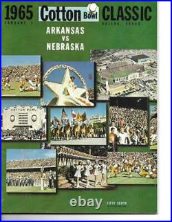 Arkansas Razorbacks Bowl Programs, 1965 Cotton Bowl plus Six other Bowl Programs