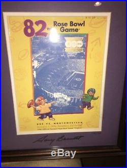 Bob Voigts & Gary Barnett (Northwestern) Autographed Rose Bowl Programs 196/350