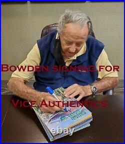 Bobby Bowden Signed Florida State West Virginia 1982 Gator Bowl Program Proof