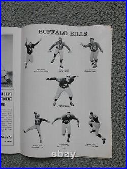 Buffalo Bills vs Dallas Texans 1961 Football Program Cotton Bowl Super COVER ART