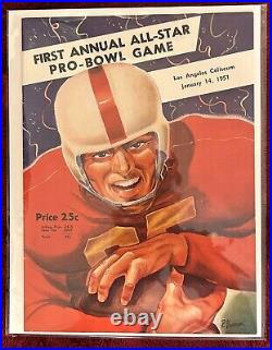 First Annual All Star Pro Bowl Game Program 1/14/1951? Beautiful condition