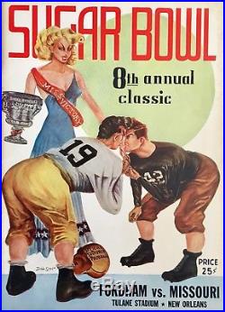 Fordham v Missouri Sugar Bowl 1942. College Football program