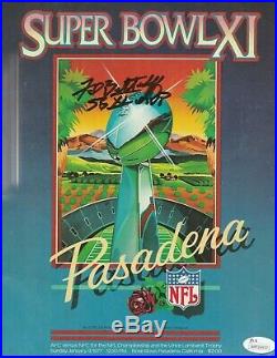 Fred Biletnikoff Signed Original Football Super Bowl XI Program SB XI MVP JSA