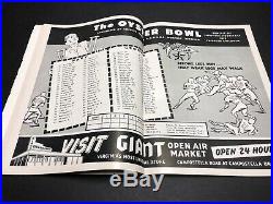Georgia Bulldogs Football 1957 UGA Vs. Navy Oyster Bowl Game Program