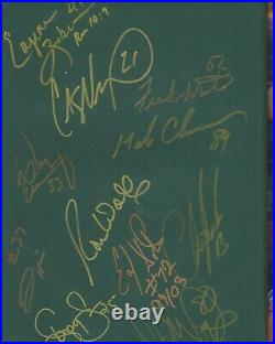 Green Bay Packers Autographed Super Bowl 31 Commemorative Edition Program