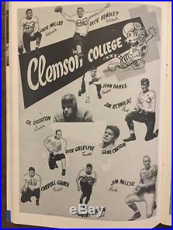 HISTORIC 1949 Gator Bowl Clemson vs Missouri football program/F. HOWARD/FRED CONE