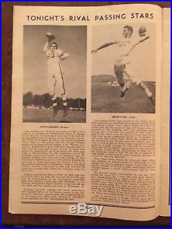Historic 1947 Rubber Bowl Cleveland Browns vs Baltimore Colts 1st Year COLTS