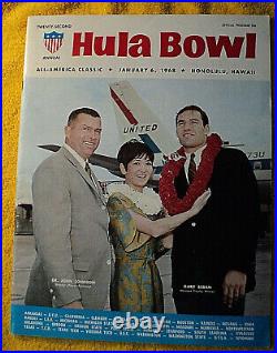 Hula Bowl (1968) Football Program/Scorebook EX Cond. AUCT#1049