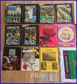 Iowa Hawkeyes Football Collection 1981 1982 Rose Bowl Season Programs Souvenirs