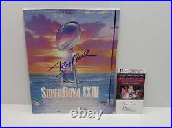 JERRY RICE SAN FRANCISCO 49ers SIGNED Super Bowl XXIII Program JSA