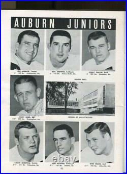 Jimmy Sidle Signed + 31 More 1964 Orange Bowl Program Auburn v Nebraska 68719